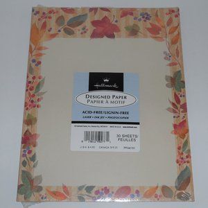 🍁🍁🍁🍁NWT-VINTAGE Fall Hallmark Paper 90s/Dis